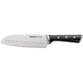 დანა Tefal K2320614 Iсe Force Santoku Knife, 18cm, Black